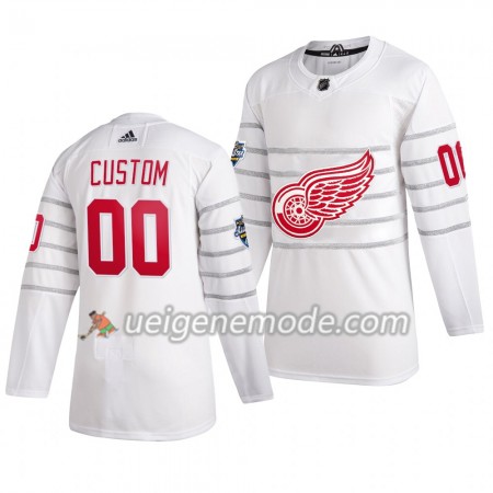 Herren Detroit Red Wings Trikot Custom Weiß Adidas 2020 NHL All-Star Authentic